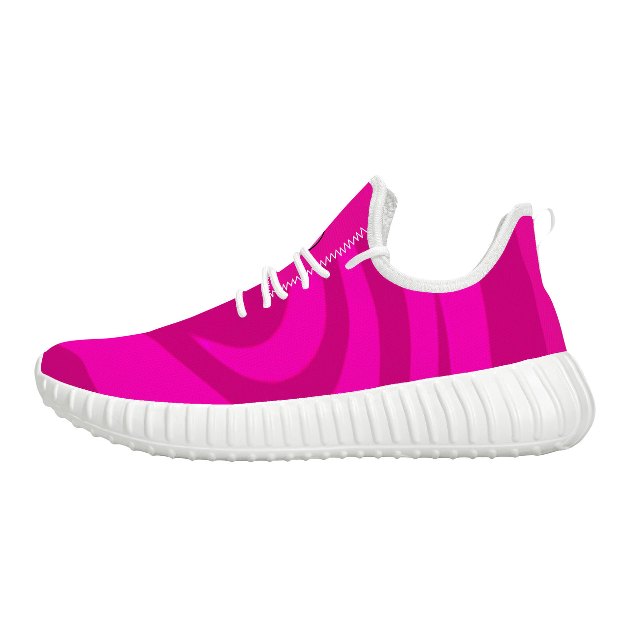 OOTO - Mesh Knit Sneakers - CLASSIC PK & B - PINK TIDE - White soles - 1 COLORS -