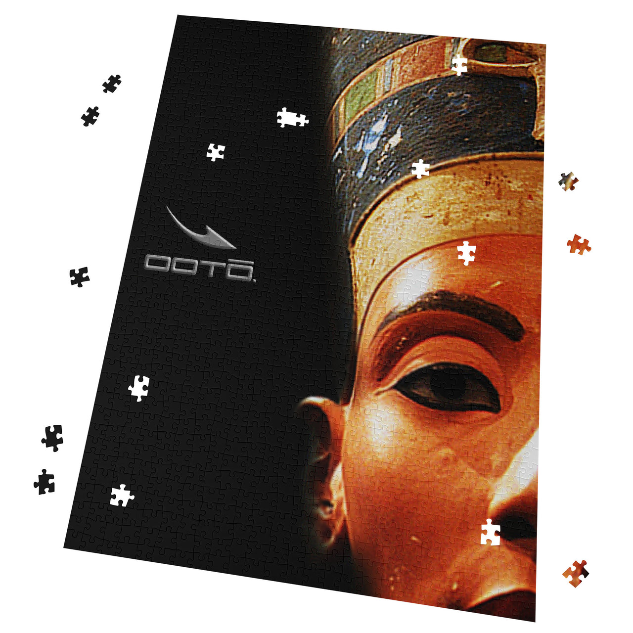 OOTO - NEFERTITI X ANCIENT ARTIST UNKNOWN / PARTIAL X OOTO - PUZZLE_V1 Cardboard Jigsaw Puzzle (1000-Piece) -