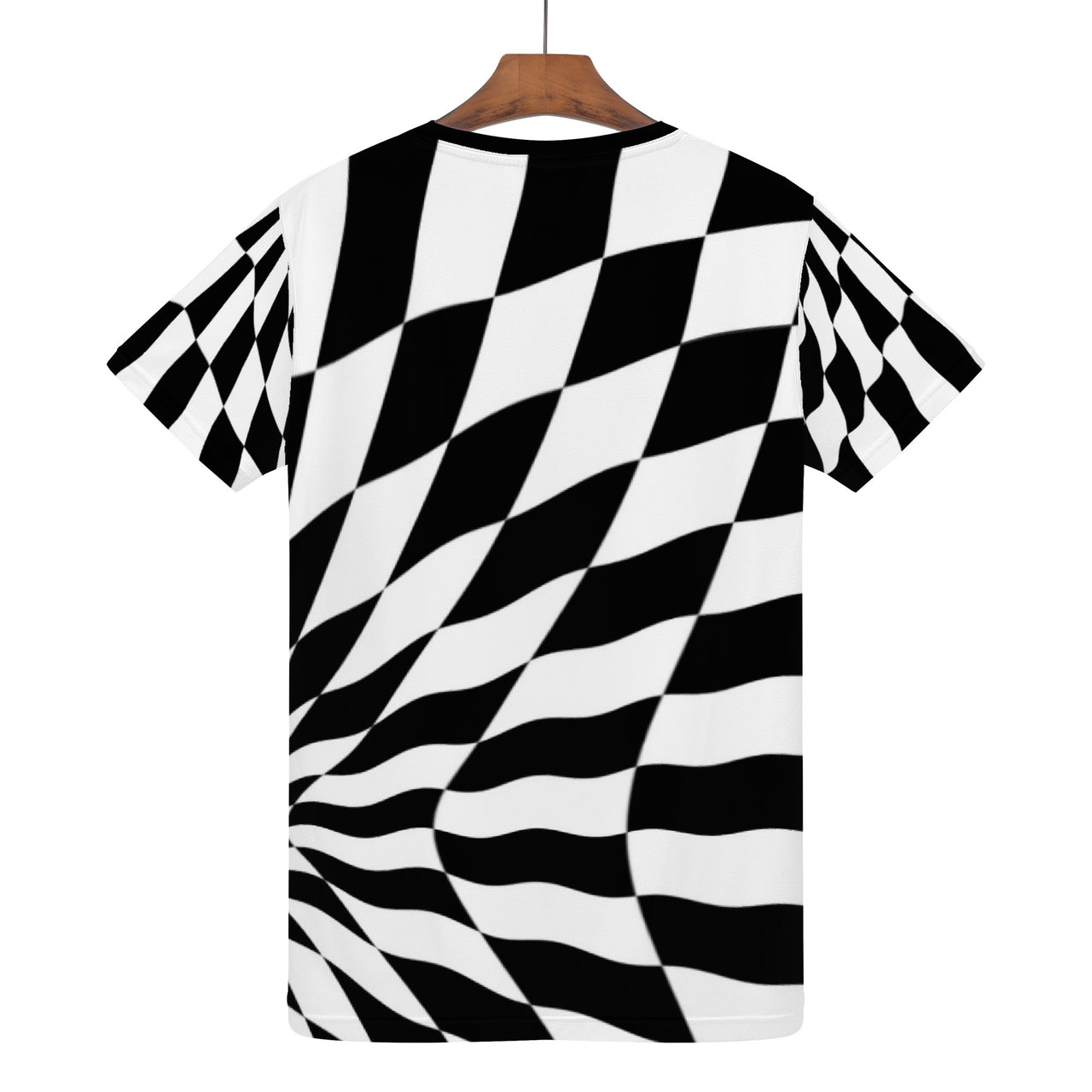 CHECKERED PAST - D61 Men's All Over Print T-Shirt - 1 COLOR -