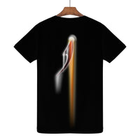 Thumbnail for USA OOTO / FLAMING DASH - D61 Men's All Over Print T-Shirt - 1 COLOR -