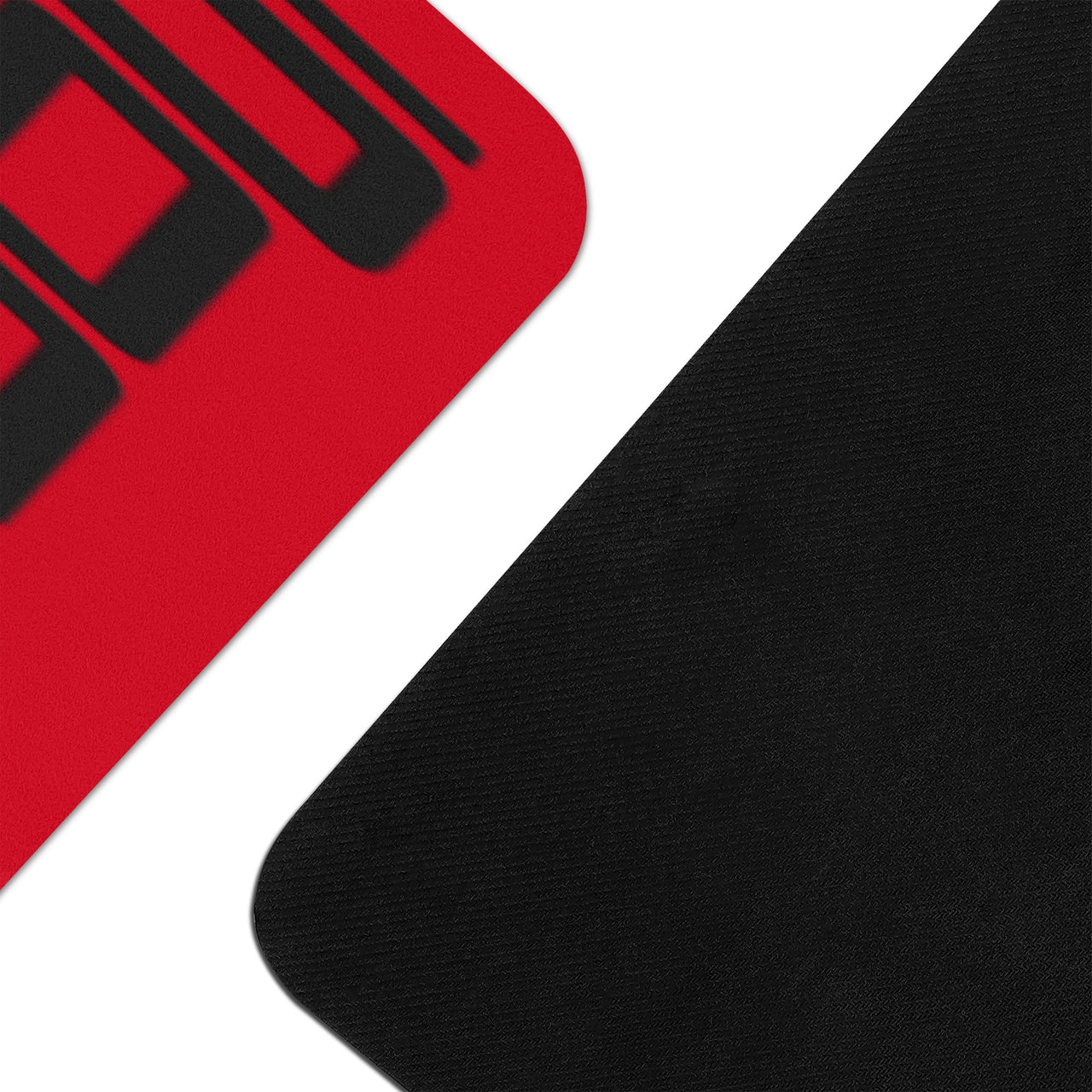 OOTO - Yoga Mat - Black frame on bright red