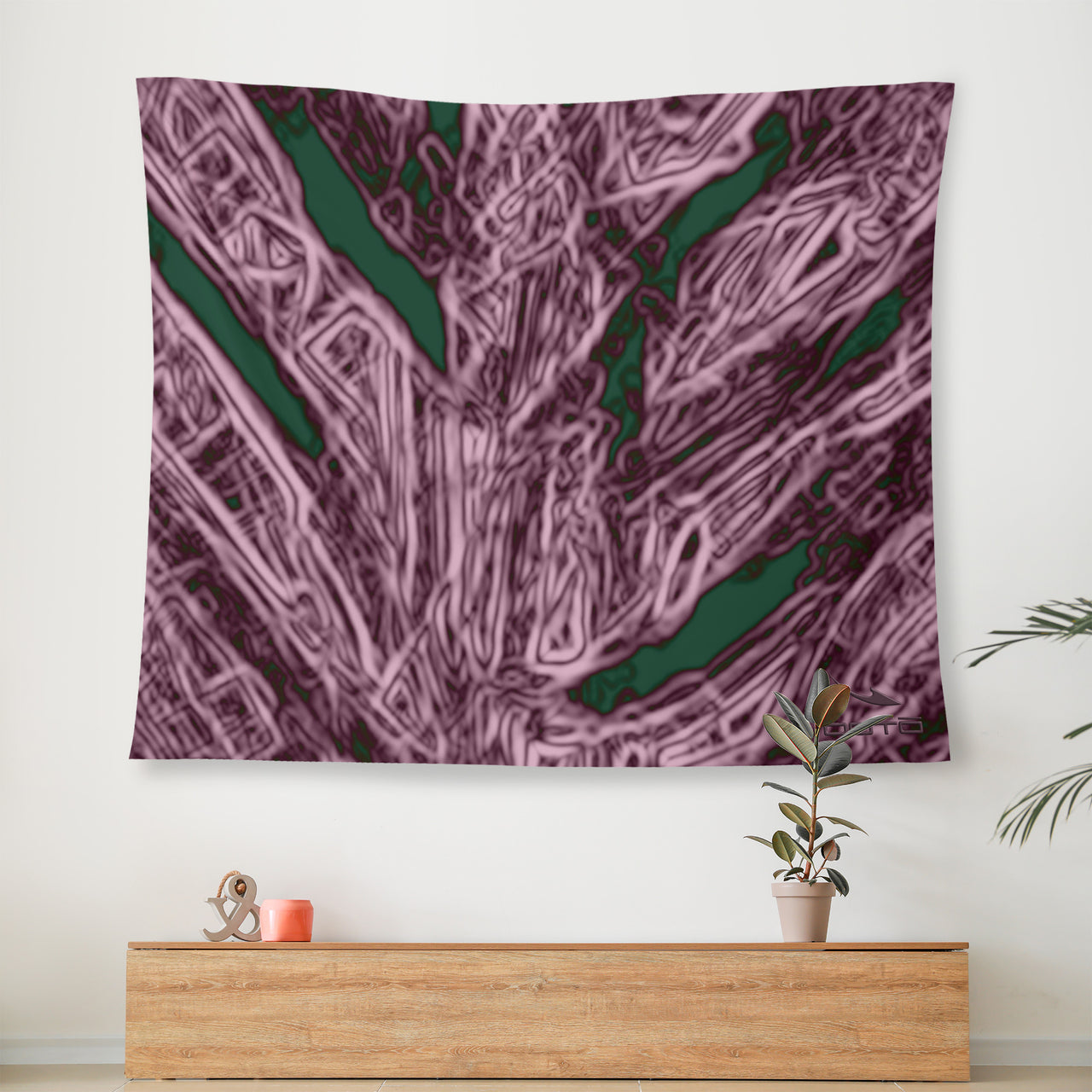 OOTO - NEON GROWETH - Wall Tapestry - 3 SIZES -