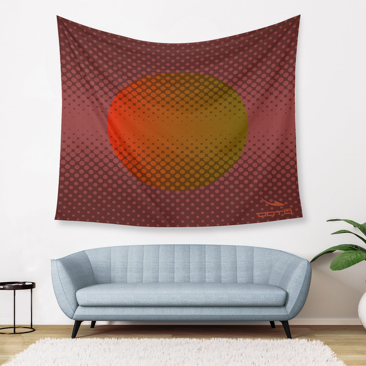 OOTO - AUBURN FADE B - Wall Tapestry - 3 SIZES