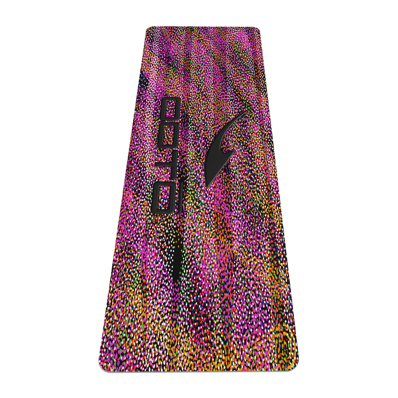 OOTO - Yoga Mat - Dash en black over dotted field