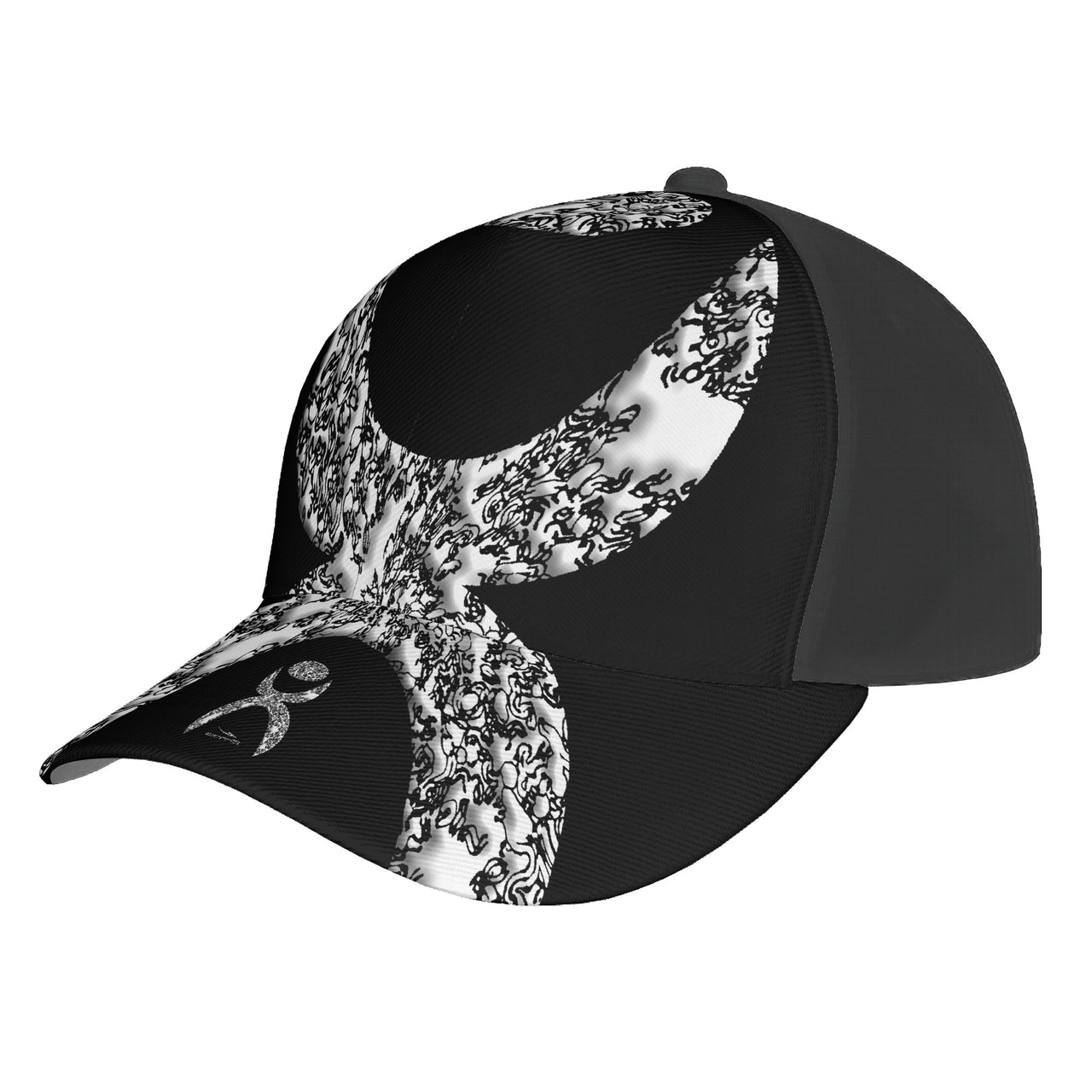 OOTO - GLYPHIC / BODY OF GLYPHIC HALTED PHASE EN WHITE - HC_T1 Curved Brim Baseball Cap  - 1 COLOR -