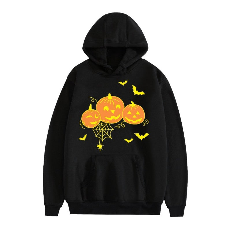 Pumpkin Halloween 3D digital printing hoodie - K - 6 DESIGNS - CHECK US OUT! -