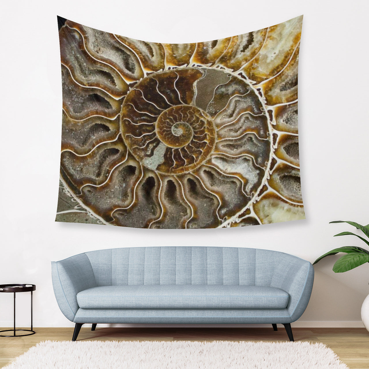 OOTO - Wall Tapestry - AMONITE - 3 SIZES -