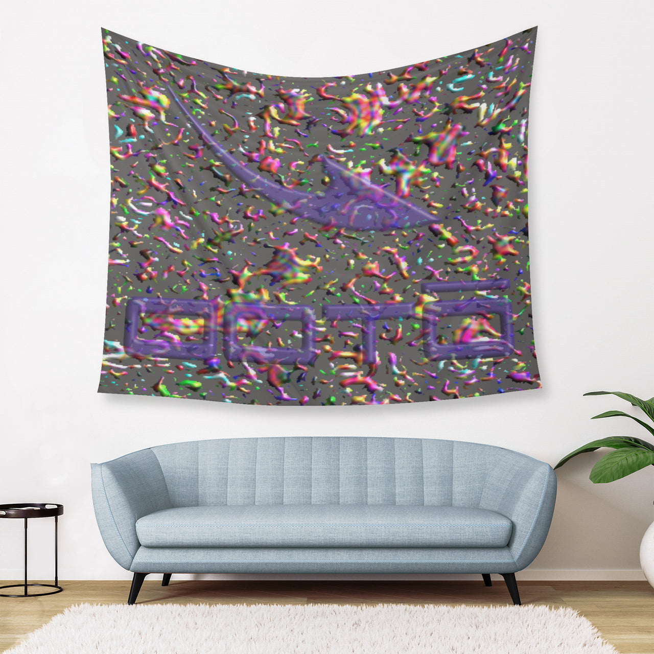 OOTO - XPARENT DASH EN CHAOTIC MESS - D34 Wall Tapestry - 3 SIZES -