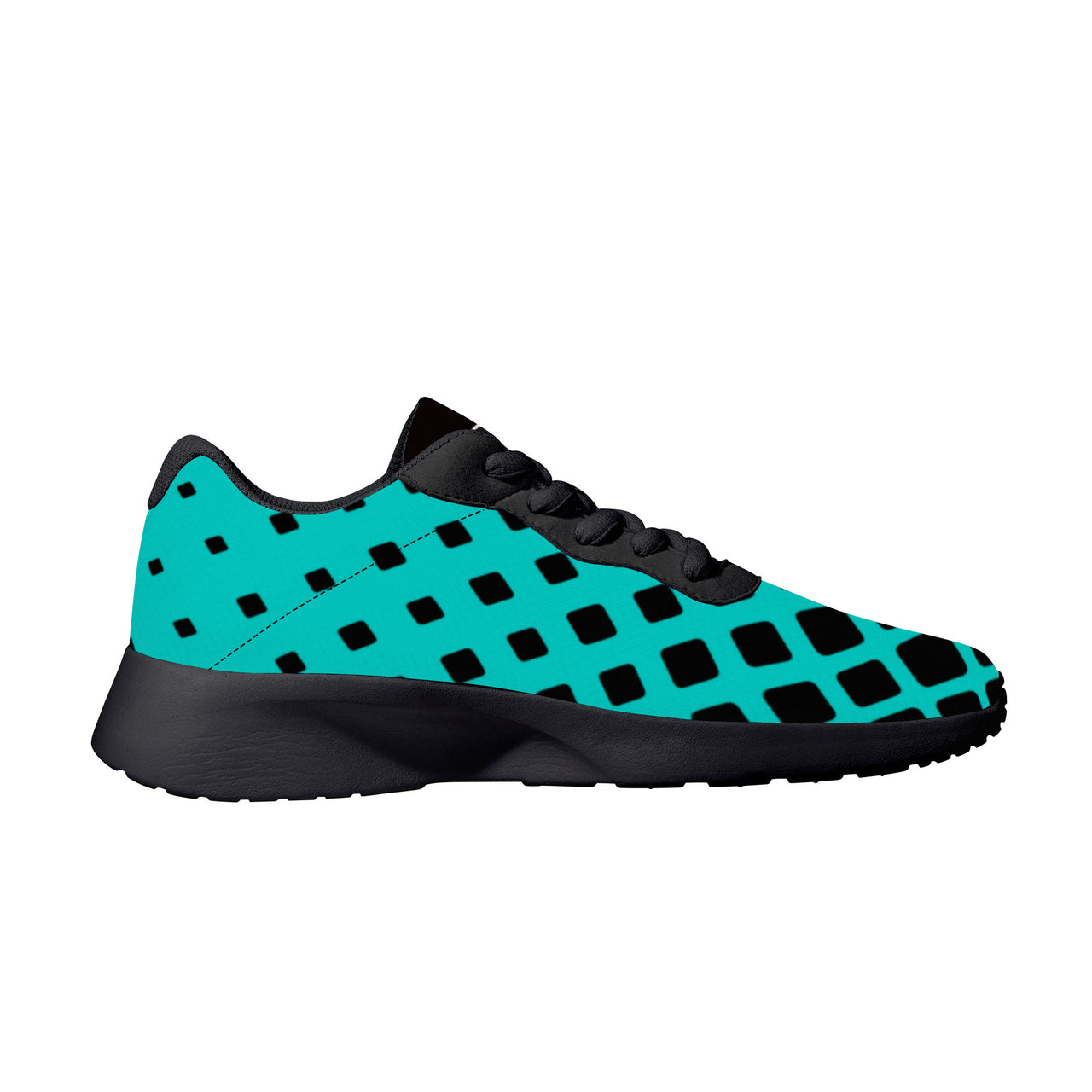 OOTO - Air Mesh Running Shoes - AQUATIC FADE - Black soles - 1 COLOR -