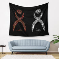 Thumbnail for OOTO - GLYPHICS EN HALTED PHASES - D34 Wall Tapestry - 3 SIZES -