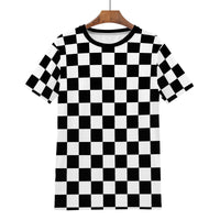 Thumbnail for CHECKERED - D61 Men's All Over Print T-Shirt - 1 COLOR -