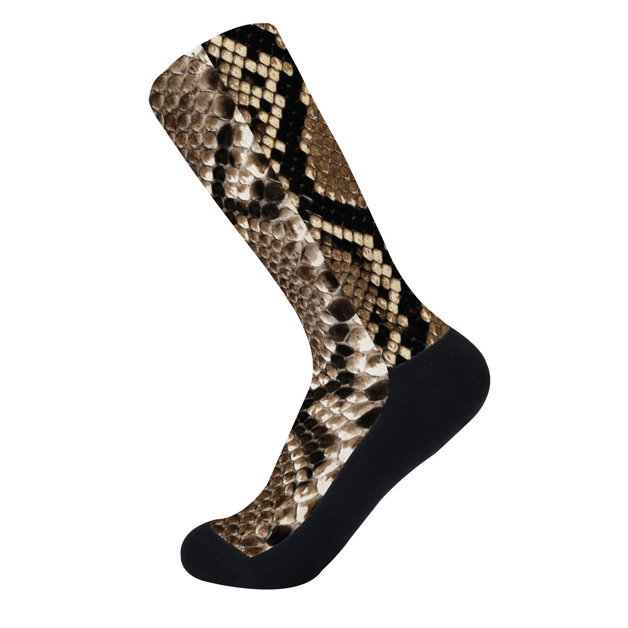 OOTO - SNAKE SKIN (PRINT) - D45 Crew Socks - 1 COLOR -