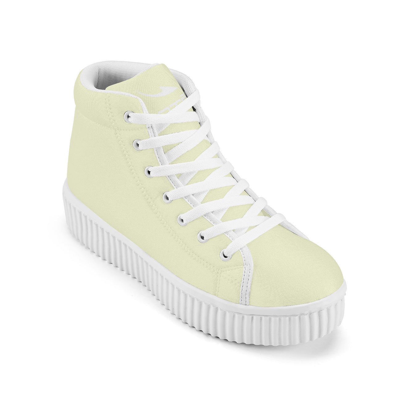 OOTO - CANARY YELLOW - Women's High Top Platform Shoes - 1 COLOR -