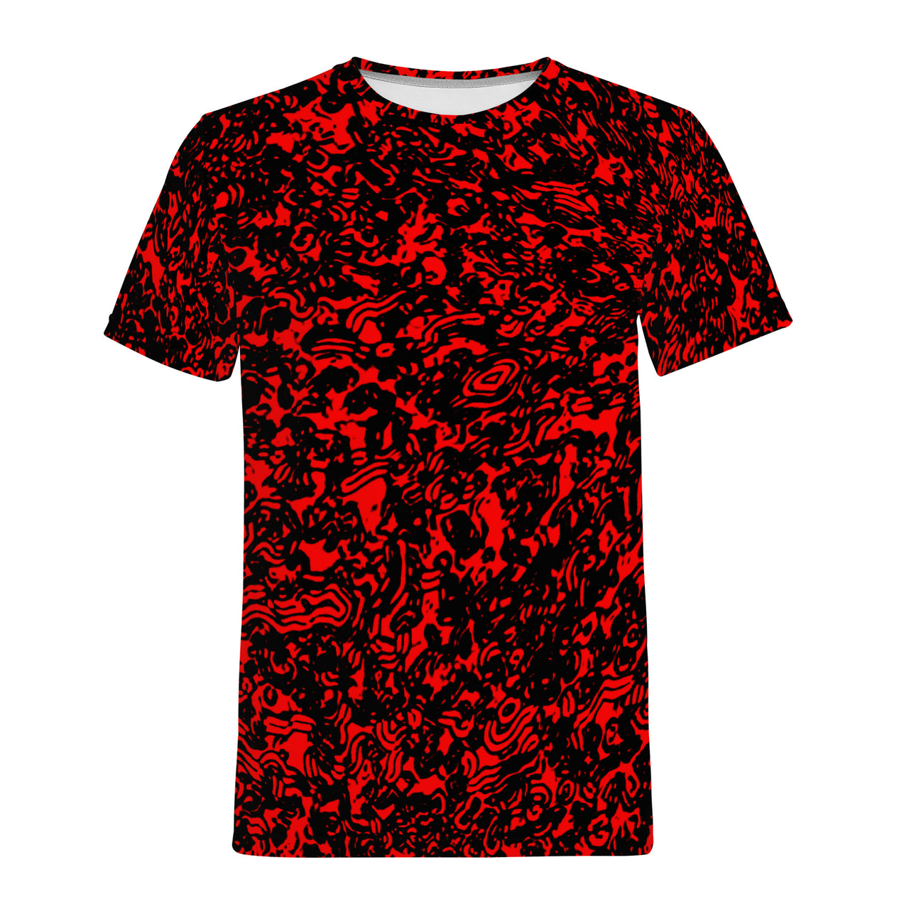 RED STATIC - D61 Men's All Over Print T-Shirt - 1 COLOR -