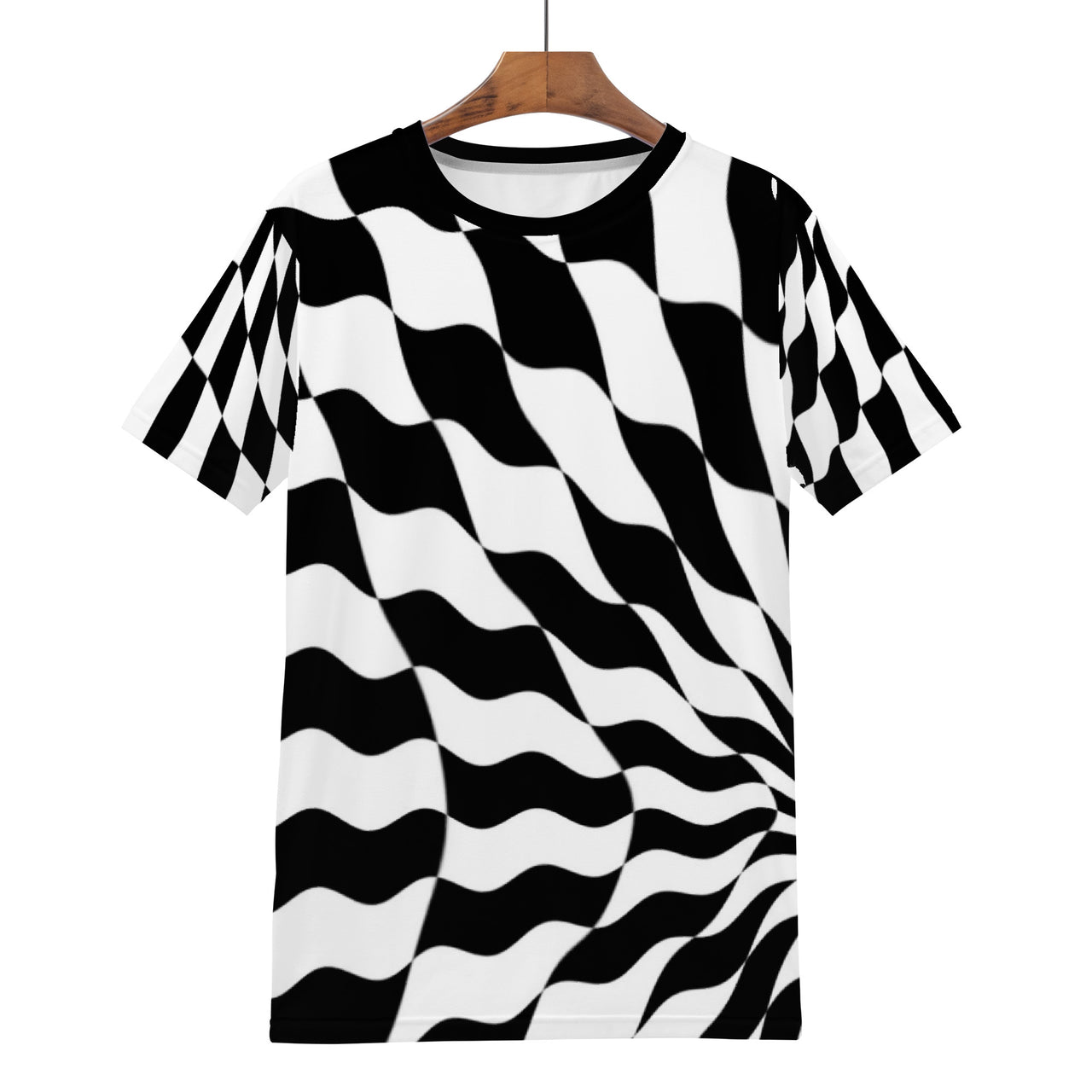 CHECKERED PAST - D61 Men's All Over Print T-Shirt - 1 COLOR -