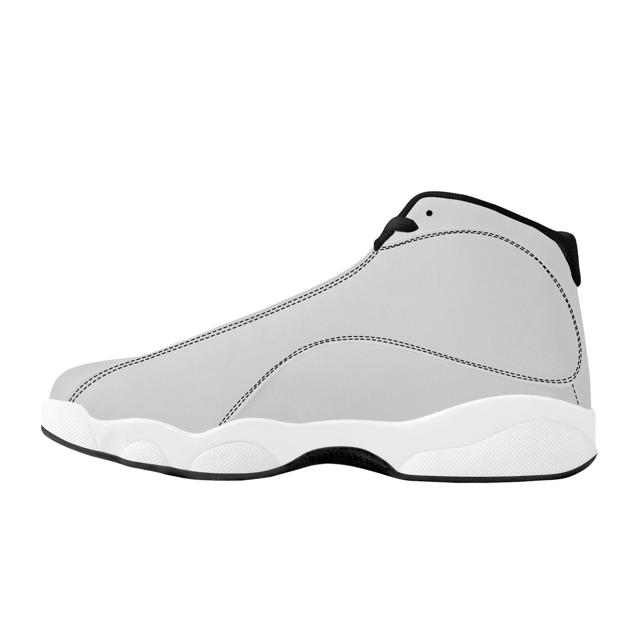 OOTO - EZ GRAY - SF_D89 Basketball Shoes - White soles -  Black tread - 1 COLOR -