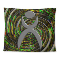 Thumbnail for OOTO - GLYPHIC EN SPIRAL EPIC JOURNEY D4 - D34 Wall Tapestry - 3 SIZES -