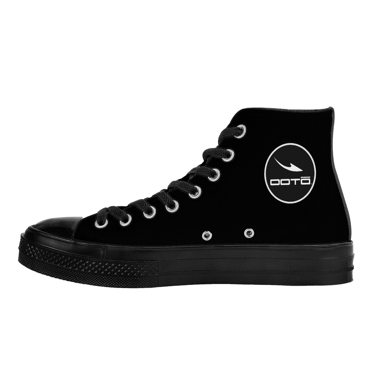 OOTO - AT MIDNIGHT - SF_D71 High Top Canvas Shoes - Black soles - 1 COLOR -