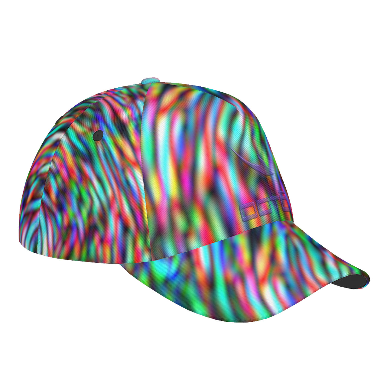 OOTO - XPARENT DASH OVER PRISMATIC TIDE - HC_T9 Curved Brim Baseball Cap - 1 COLOR -