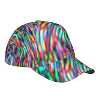 Thumbnail for OOTO - XPARENT DASH OVER PRISMATIC TIDE - HC_T9 Curved Brim Baseball Cap - 1 COLOR -