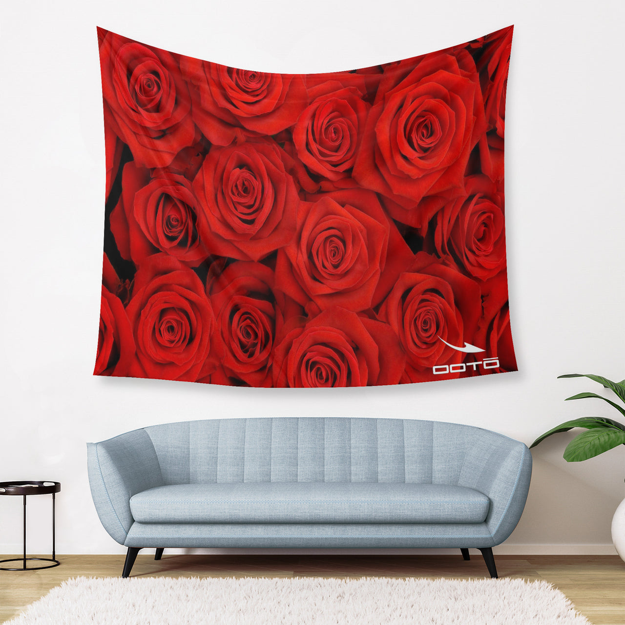 OOTO - ROSE GARDEN - Wall Tapestry - 3 SIZES -