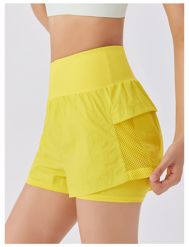 New loose casual breathable fitness yoga quick-drying culottes sports shorts - K - 5 COLORS -