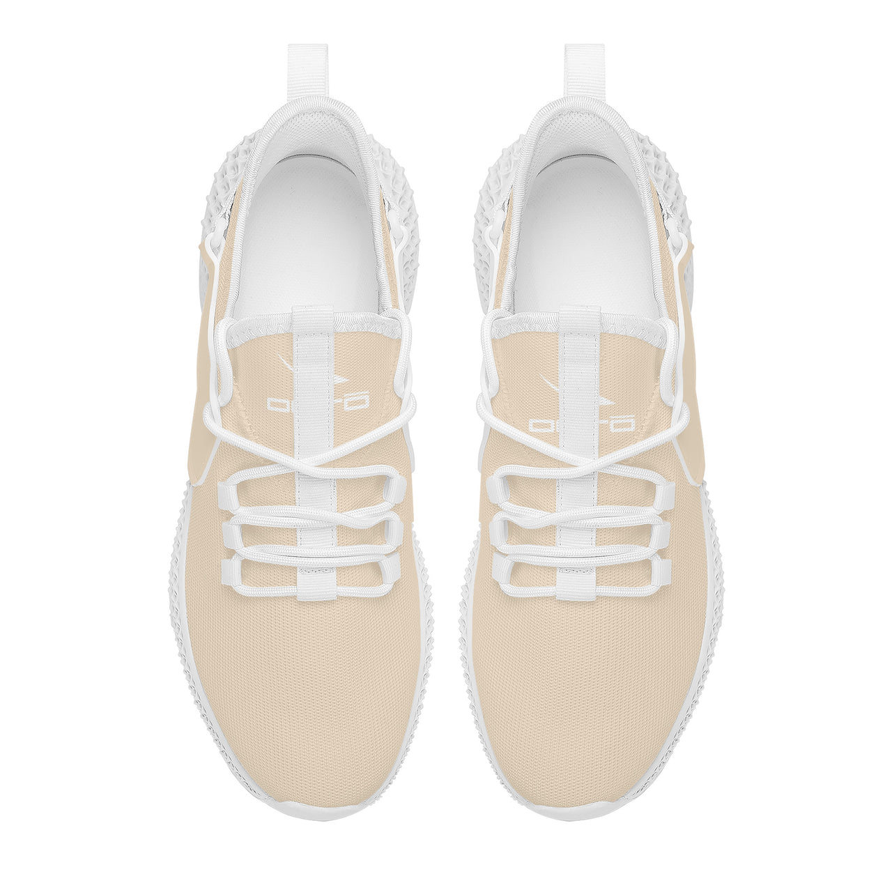 OOTO - DASH EN WHITE - LIGHT PEACH - New Arrival Mesh Knit Shoes - 1 COLOR -