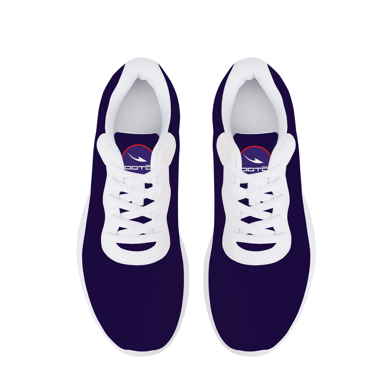 OOTO - Air Mesh Running Shoes - ROYAL GRAPE - White soles - 1 COLOR -