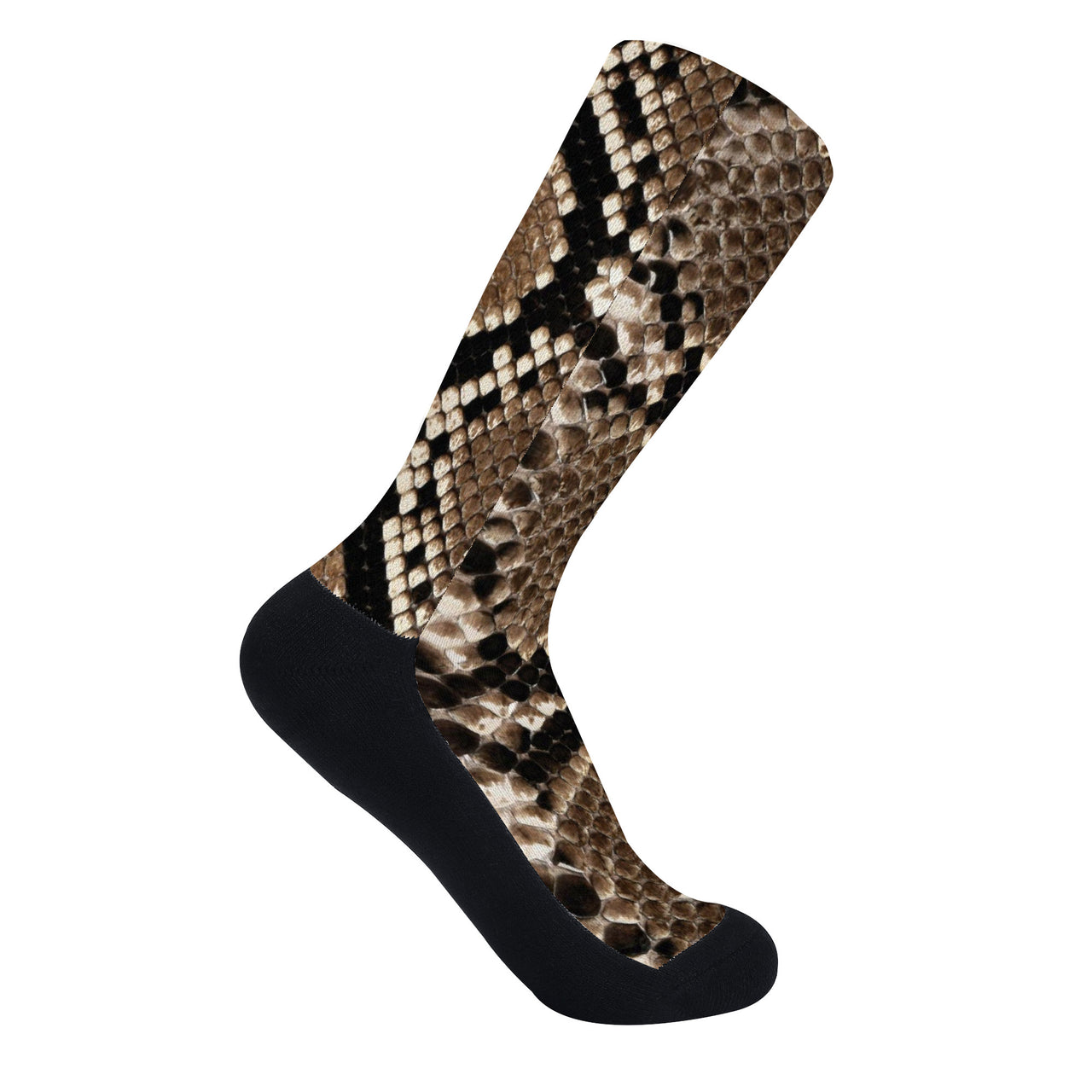 OOTO - SNAKE SKIN (PRINT) - D45 Crew Socks - 1 COLOR -