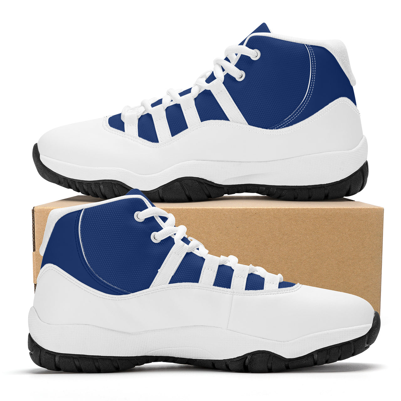 OOTO - High Top Retro Sneakers - FLAG BLUE - 1 COLOR