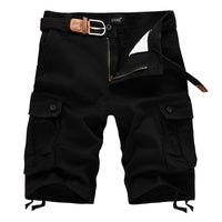 Thumbnail for Summer straight five-point pants men's loose plus-size casual pants outdoor sports overalls shorts - K - 5 COLORS -