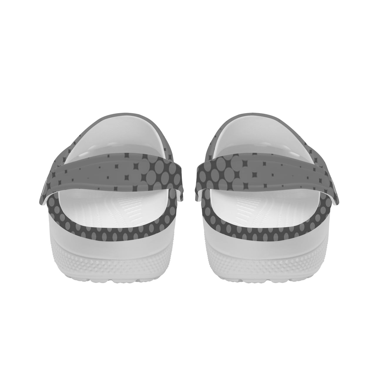 OOTO - GRADIENT EN GREY - WITH (OPTIONAL) PIVOTING HEEL STRAP - Crocs Clogs -