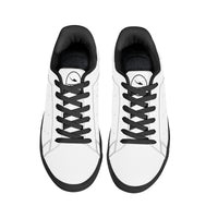 Thumbnail for OOTO - SIMPLE CLASSIC B & W - Boarding shoes -  D27 Low-Top Synthetic Leather Sneakers - Black soles - 1 COLOR -