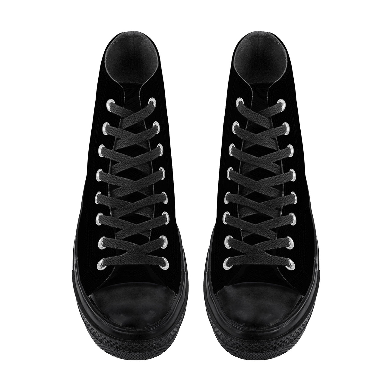 OOTO - AT MIDNIGHT - SF_D71 High Top Canvas Shoes - Black soles - 1 COLOR -