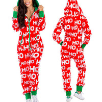 Thumbnail for Women's elk print one-piece home wear pajamas - K - 6 PATTERNS - CHECK US OUT! -