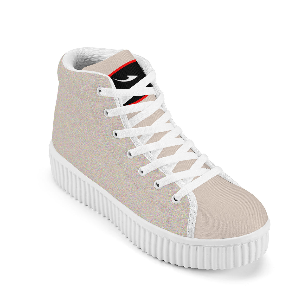 OOTO - LIGHT SAND SPARK - SF_F54 Women's High Top - Platform Shoes - 1 COLOR -