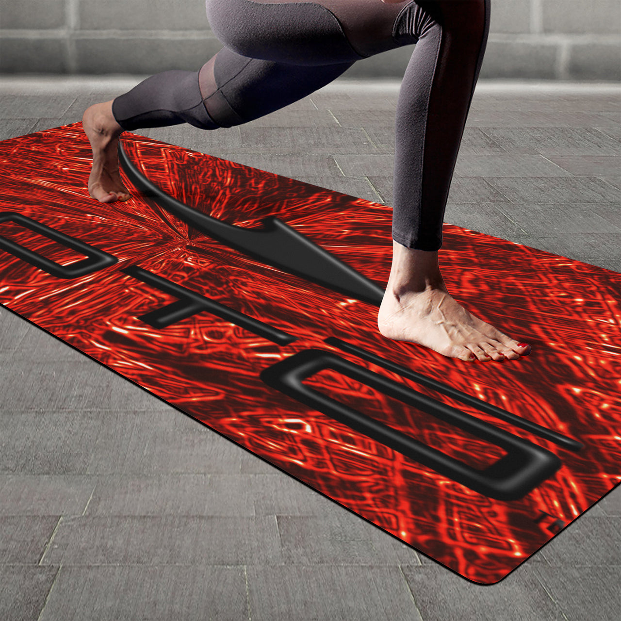 OOTO - Yoga Mat - Red Fall