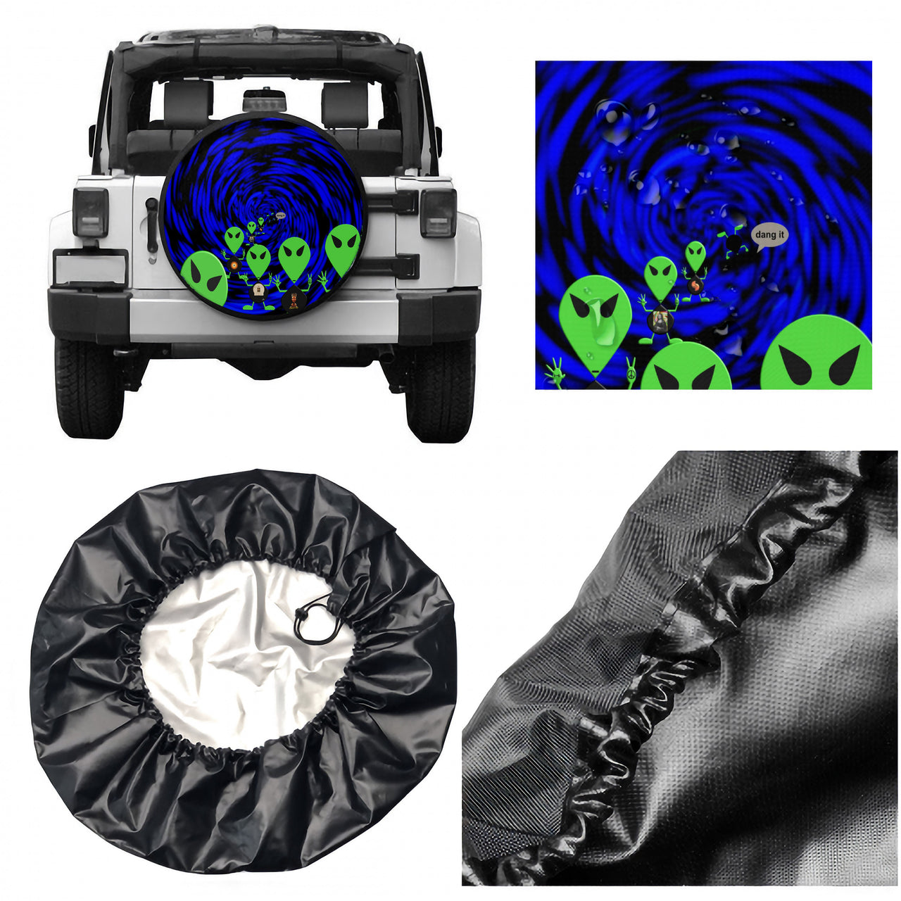 OOTO - AL E. ENN INVASION - HC_C82 Tire cover - 4 SIZES -