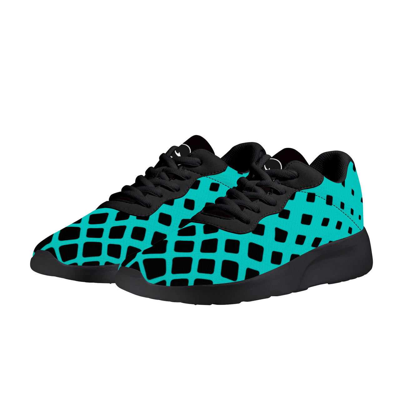 OOTO - Air Mesh Running Shoes - AQUATIC FADE - Black soles - 1 COLOR -