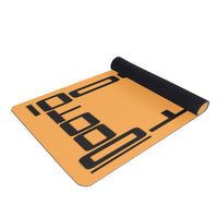 Thumbnail for OOTO - Yoga Mat - Black frame on cream orange