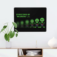 Thumbnail for OOTO - AL IN THE 'EVOLUTION OF BEAMING' - HC_C77 Steel Metal Art Decor 12x16in (Horizontal) -