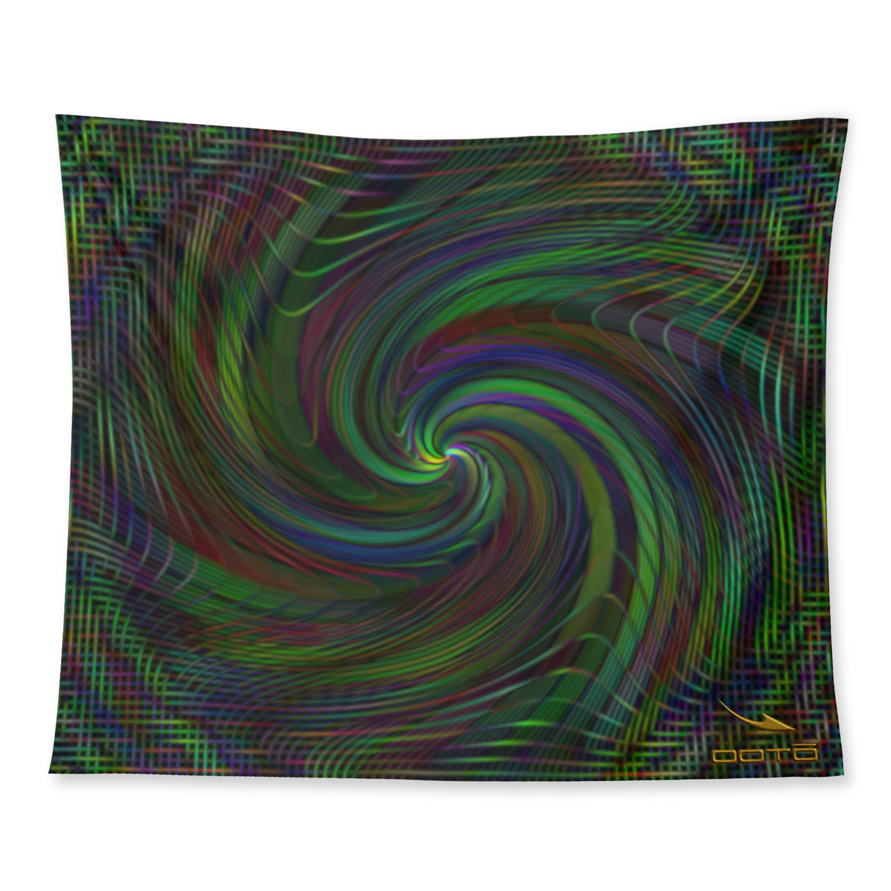 OOTO - GREEN REALITY - Wall Tapestry - 3 SIZES -