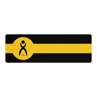 Thumbnail for OOTO - Yoga Mat -Glyphic en black over maize