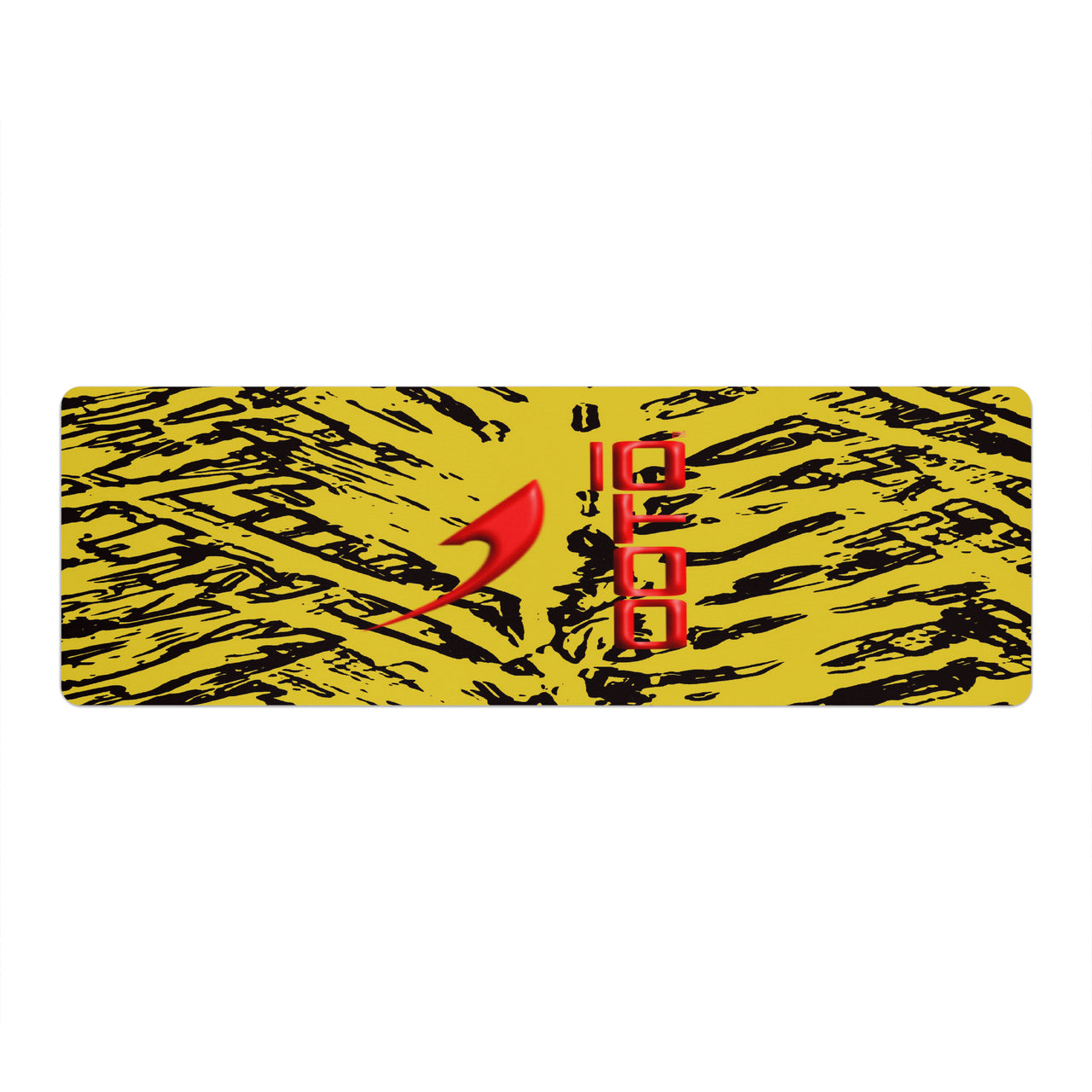 OOTO - Yoga Mat - Whause en maize - dash en red -