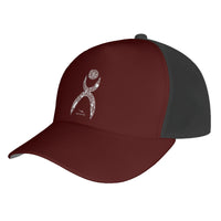 Thumbnail for OOTO - GLYPHIC EN HALTED PHASE WHITE - HC_T1 Curved Brim Baseball Cap - 1 COLOR -