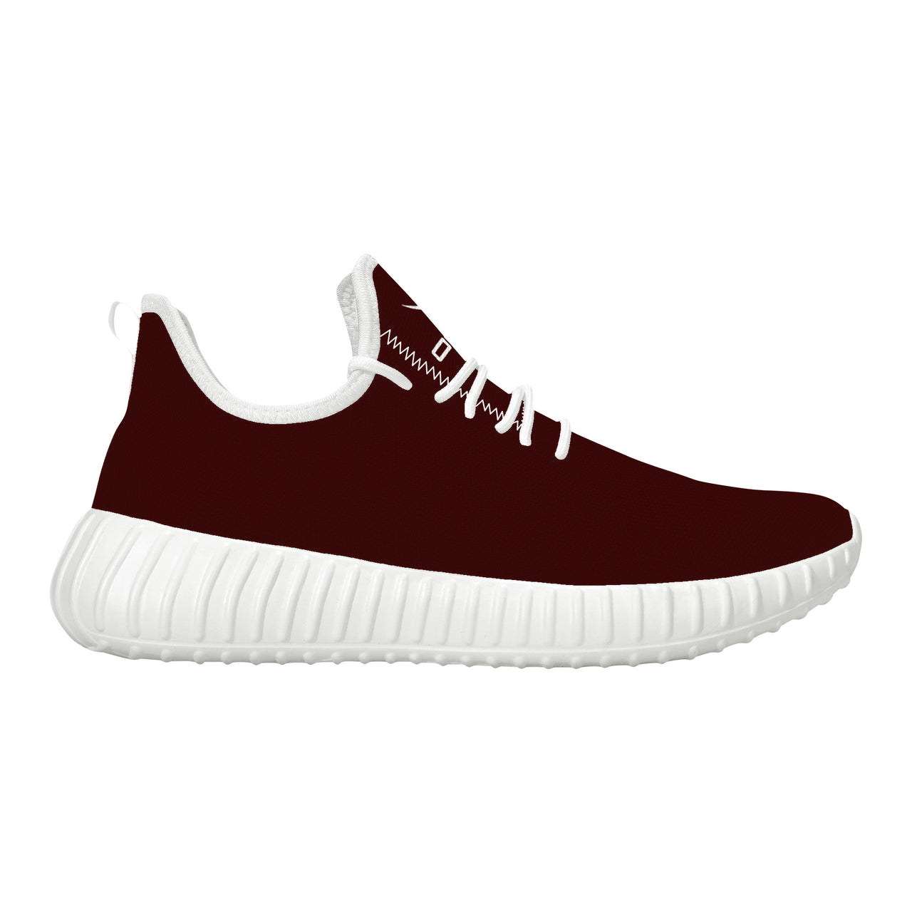 OOTO - Mesh Knit Sneakers -  DEEP RED - White soles - 1 COLOR -