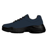 Thumbnail for OOTO - D22 Chunky Sneakers - GLYPHIC WITH DASH - Black soles - 1 COLOR -