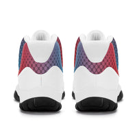 Thumbnail for OOTO - GRADIENT FADE - High Top Air Retro Sneakers - White soles - 1 COLOR -