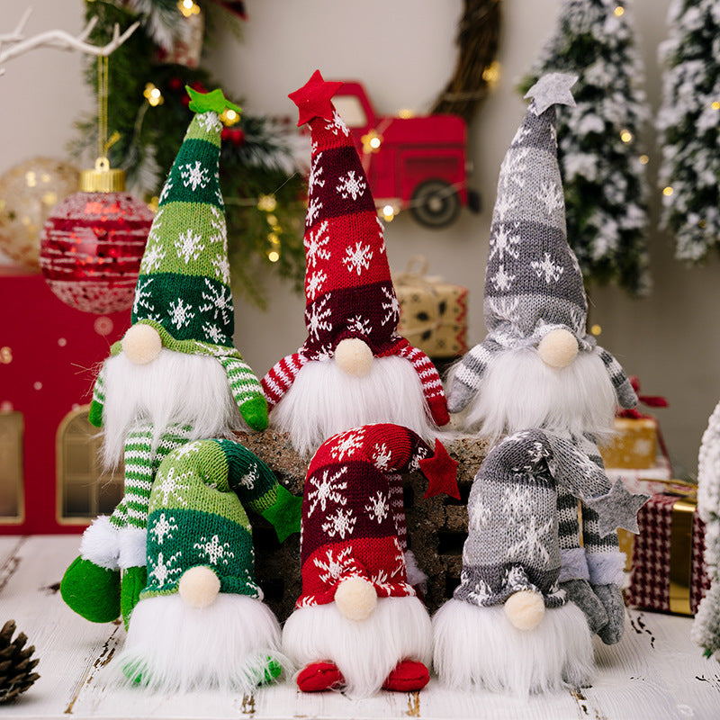 Assorted 2-Piece Light-Up Christmas Gnomes - 12.9" - [5-10 DAY DELIVERY] - BUY 1 GET 1 (RANDOM CHOICE) - T - 3 COLORS -