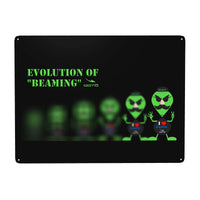 Thumbnail for OOTO - AL IN THE 'EVOLUTION OF BEAMING' - HC_C77 Steel Metal Art Decor 12x16in (Horizontal) -